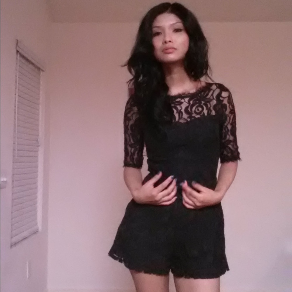 COPY - BCBGeneration Lace Romper
